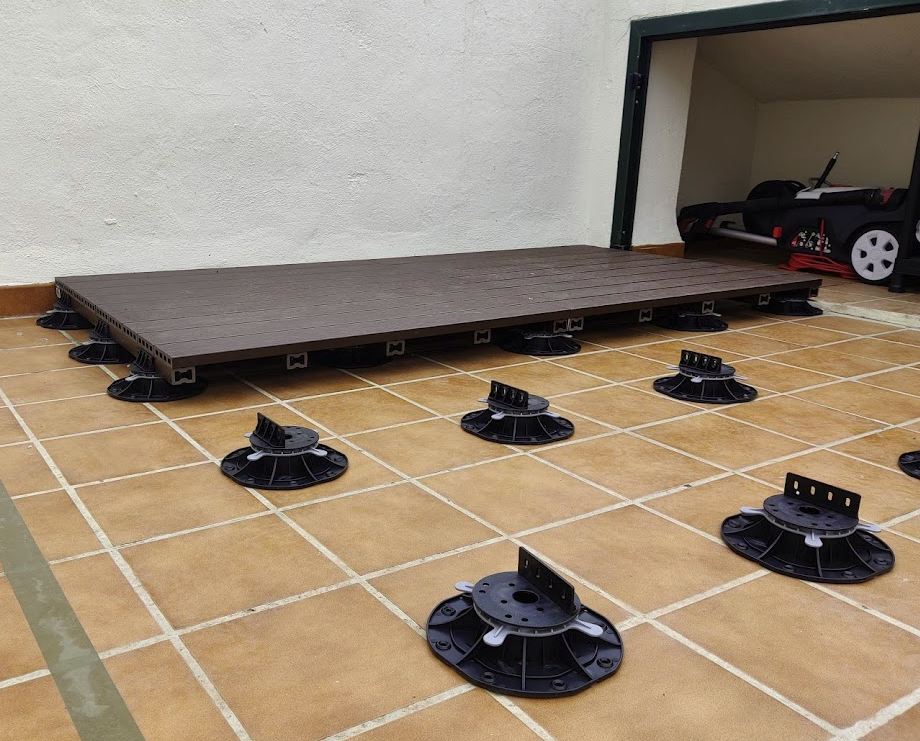 Plano de anclaje de los pilares al suelo